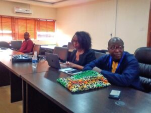 dr. mercy fekadu (left) and professor kehinde o. olayode (right)